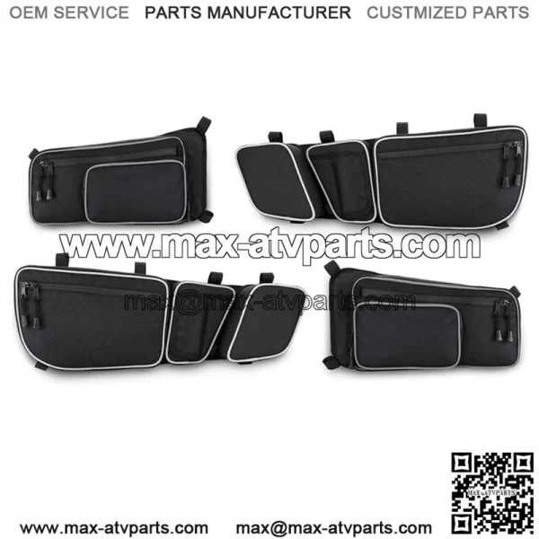 UTV Front &Rear Side Storage Door Bags For Can Am Maverick X3 Max R 2017-2022 23