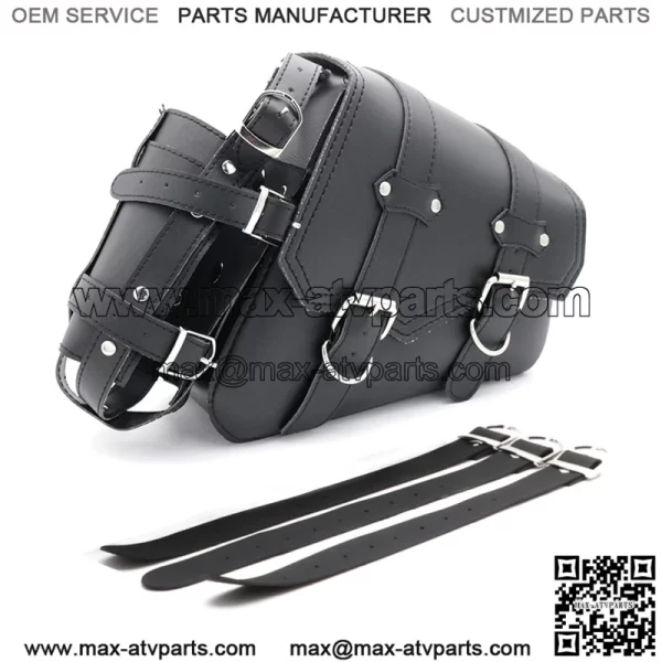 Custom Motorcycle Leather Panniers Saddlebags - Image 3