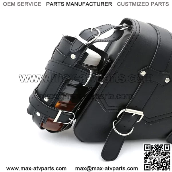 Custom Motorcycle Leather Panniers Saddlebags - Image 4