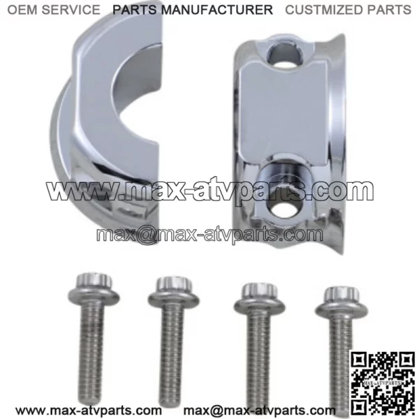 Thrashin Chrome Brake Clutch Perch Handlebar Clamp Harley Touring Softail Dyna (For: Harley-Davidson)