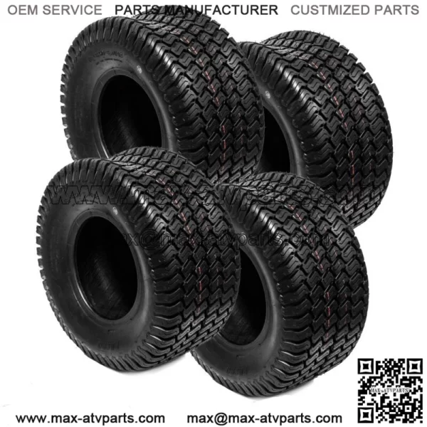 4PK 18x8.50-8 18x8.50x8 Lawn Mower Golf Cart Turf Tires P512 4PR Tubeless
