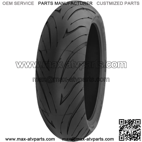 Shinko 016 Verge 2X 190/55ZR17 75(W) Radial Front Tire Street Bike Sport Touring (For: Harley-Davidson)