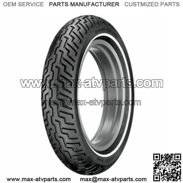 Dunlop D402 MT90-16 Front Narrow White Stripe Tire Harley Davidson Touring (For: Harley-Davidson)