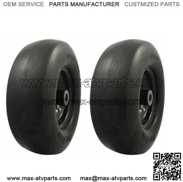 2 Flat Free Tires For  TimeCutter SS 4235 Cub Cadet 50 Troy-Bilt Mustang 42