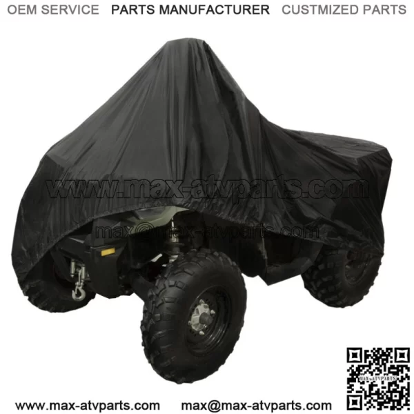 ATV Cover for Honda Yamaha fits Suzuki Polaris Black ATV Cover