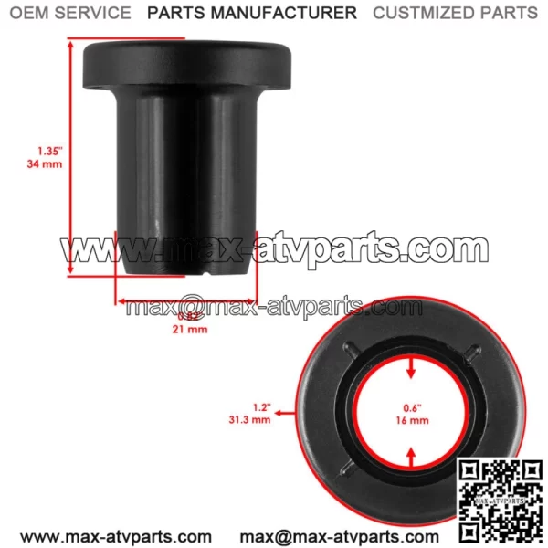 Rear A-Arm Short Bushing Kit for Polaris Sportsman 800 6X6 Forest EFI 2010-2014 (For Polaris Sportsman 800) - Image 2