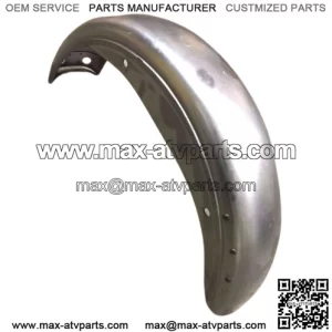 Replica Raw Rear Fender No Tail Lamp Cut Out Harley Ironhead Sportster Chopper (For: Harley-Davidson)