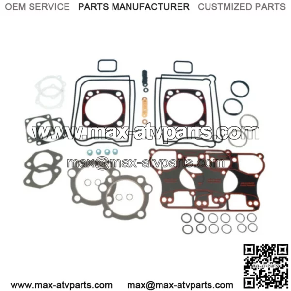 James Gasket Top End Rubber Gasket Seal Kit 84-91 Harley Evo Big Twin (For: Harley-Davidson)