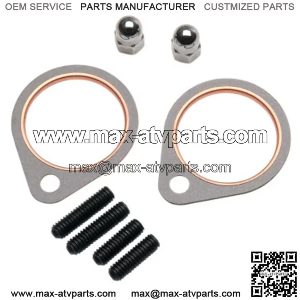 James Fire Ring Exhaust Gaskets Studs Nuts Kit Harley Shovelhead 66-84 (For: Harley-Davidson)