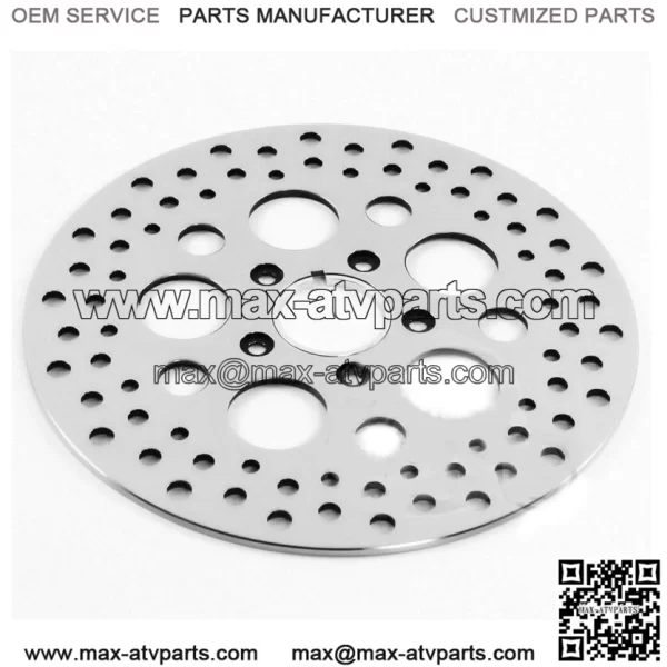 DNA Polished Chrome Rear 11.5" Brake Rotor OE 1984-2013 Harley Chopper Bobber (For: Harley-Davidson)