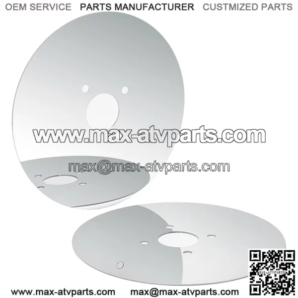 Motorcycle Mirror Polished Wheel Disc Plates Set for Harley-Davidson Model
