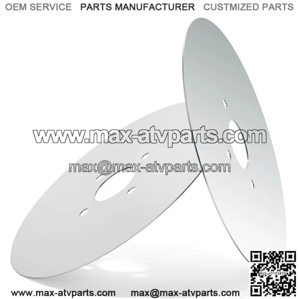 Motorcycle Mirror Polished Wheel Disc Plates Set for Harley-Davidson Model - Image 2