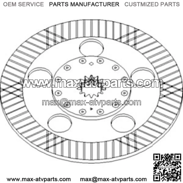 Fits John Deere Parts DISC BRAKE AL162808 5310 (India), 5310 (Asian),5310, 5303 - Image 3