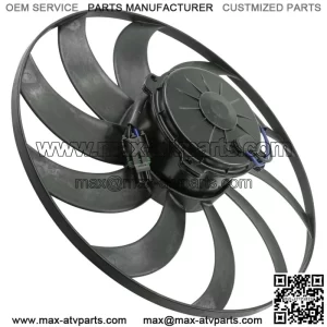 Radiator Cooling Fan Motor fits Polaris RZR XP 1000 / RZR XP 4 1000 2014 - 2021 (For: Polaris)