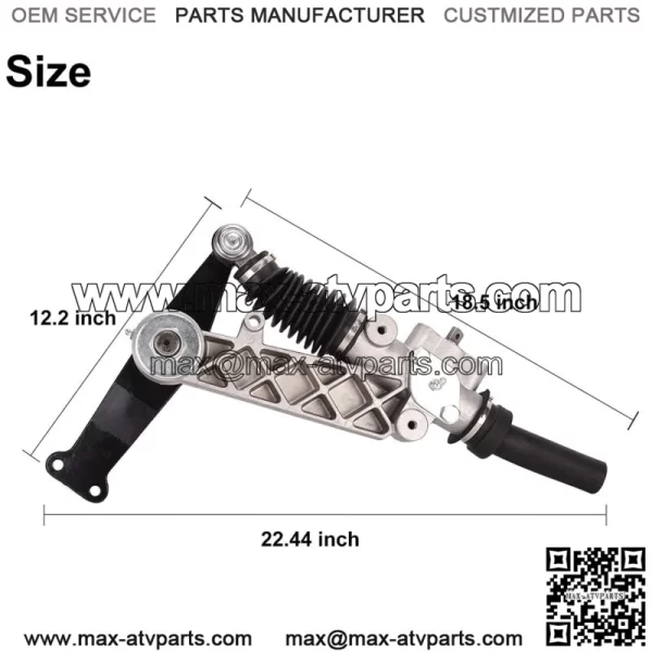 Golf Cart Steering Gear Box Assembly for EZGO TXT 1994-2001 70314-G01 70314G02 - Image 2