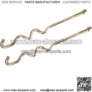 2pcs Golf Cart Battery Hold Down Rod Bolts Nut for Club Car Precedent 103357701