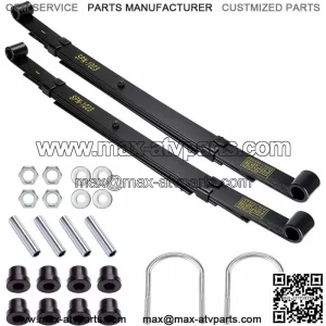 Golf Cart 4 Leaf Heavy Duty Rear Leaf Spring Kit fit Club Car Precedent 2004-up