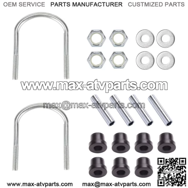 Golf Cart 4 Leaf Heavy Duty Rear Leaf Spring Kit fit Club Car Precedent 2004-up - Image 4