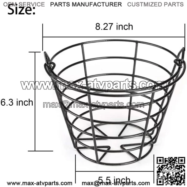 Golf Ball Basket with Handle Golf Ball Container Bucket Accessories -2 PCS - Image 2
