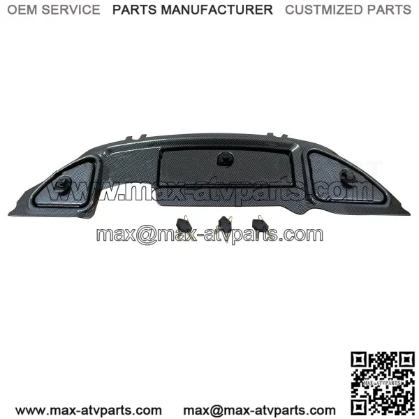 Club Car Precedent Golf Cart Carbon Fiber Dash Panel Locking Glove Box 2004-2007
