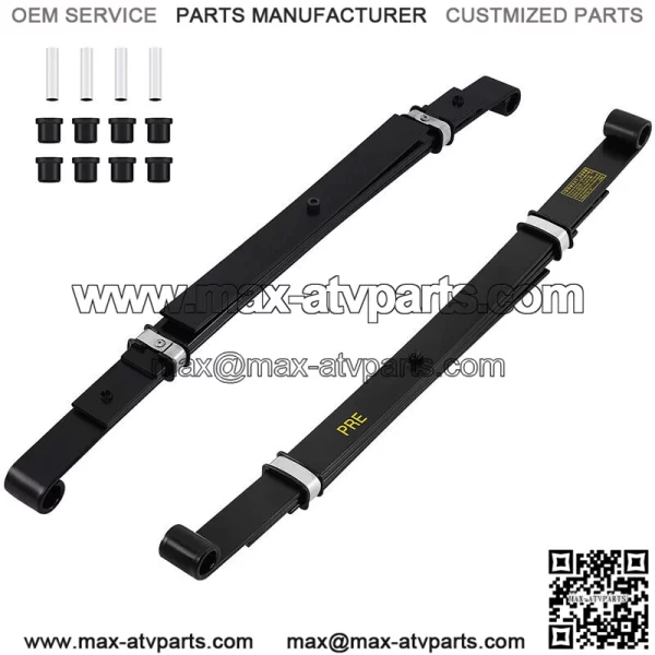 Heavy Duty Leaf Springs for Club Car Precedent Golf Cart (4 Leafs Rear set of 2)
