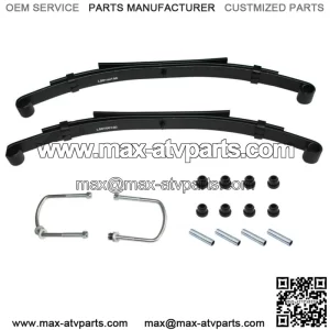 Pair(2) Dual Action Rear Heavy Duty Leaf Springs Set For Club Car DS Golf Cart