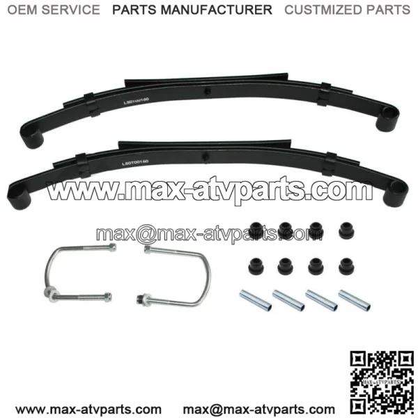 Pair(2) Dual Action Rear Heavy Duty Leaf Springs Set For Club Car DS Golf Cart