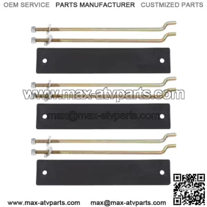 Fit for 81-13 Club Car DS Golf Cart Battery Hold Down Retainer Plate Rod Kit New