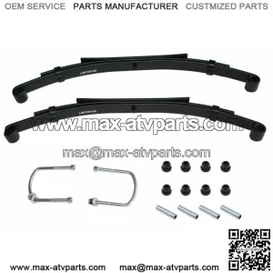 For Club Car DS Golf Cart Rear Heavy Duty Springs Kit Bushings & Sleeves Pair(2)