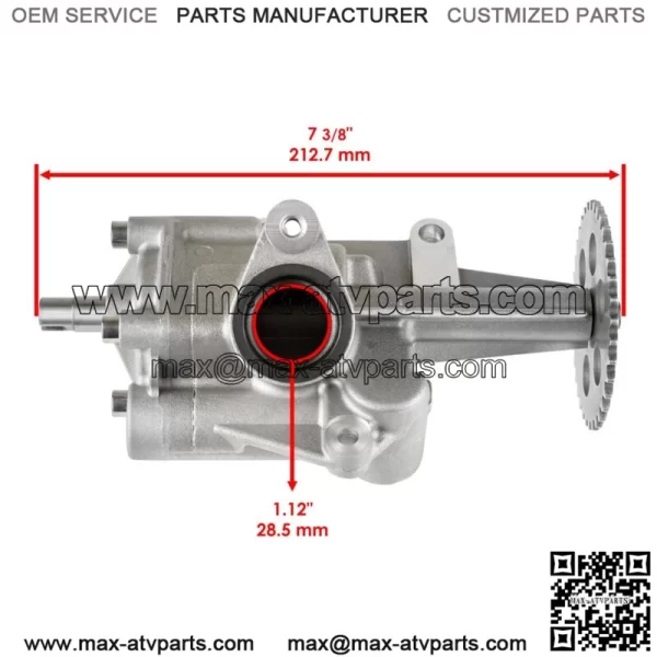 Engine Oil Pump & Oil Pickup For Polaris Ranger XP 1000 2019-2020 (For: Polaris) - Image 4