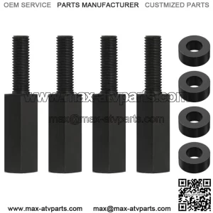 For Maverick X3 2" Seat Riser Bracket Seat Lift Mounts Kit Lift Up UTV Seat