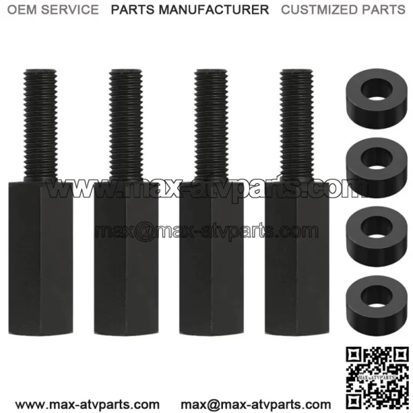 For Maverick X3 2" Seat Riser Bracket Seat Lift Mounts Kit Lift Up UTV Seat