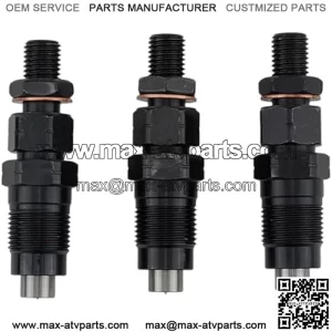 3Pcs Fuel Injector AM882410 MIA881565 Compatible for John Deere Tractor 1023E 1025R 1026R 2025R 2026R Replacement