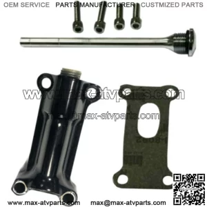 Black Engine Radium Oil Spout Kit Harley 93-98 Touring Bagger (For: Harley-Davidson)
