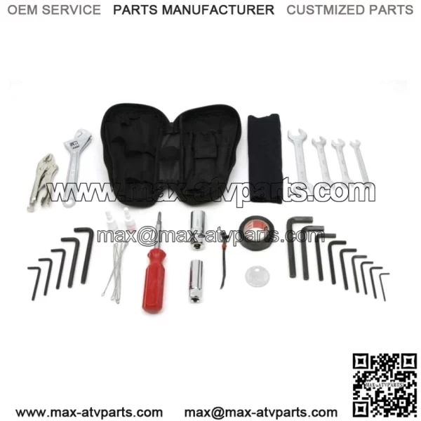 On The Go Harley Softail Tear Kidney Drop Tool Box Roll Kit Engine FXST FLST (For: Harley-Davidson)