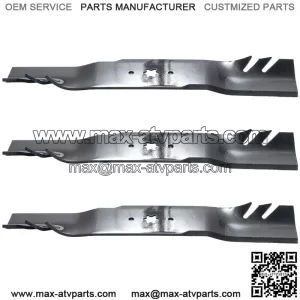 3PK 598-672 G5 Gator Blades for 54" Cub Cadet 742-0677, 942-0677