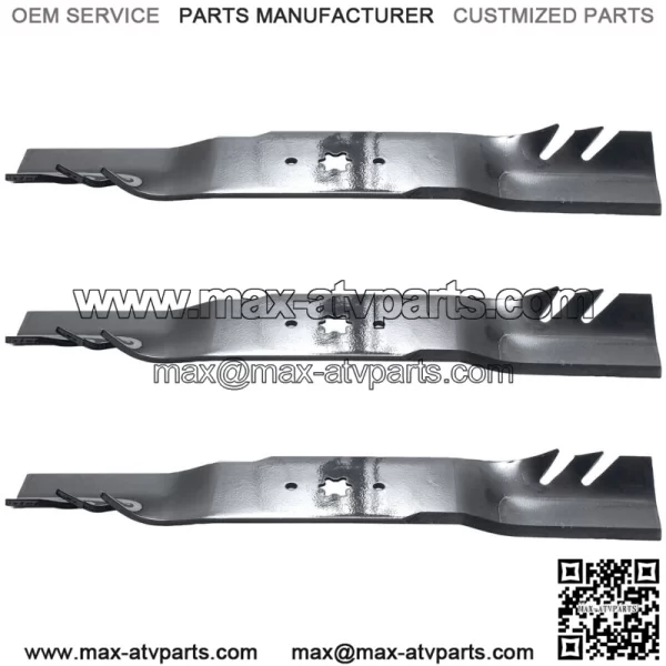 3PK 598-672 G5 Gator Blades for 54" Cub Cadet 742-0677, 942-0677