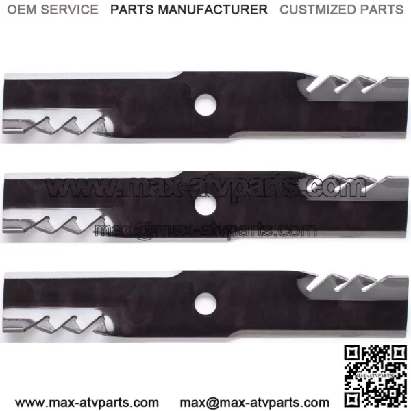 3PK 596-322 Gator Blades for Exmark 52" Radius E-Series RAE708GEM52300