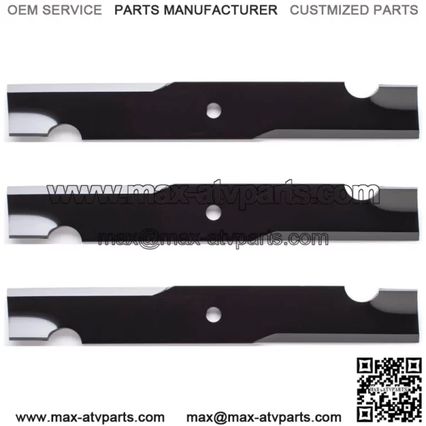 3PK 91-184 Heavy Duty Blades for 54" Toro 103-2508, 103-2518, 103-2528