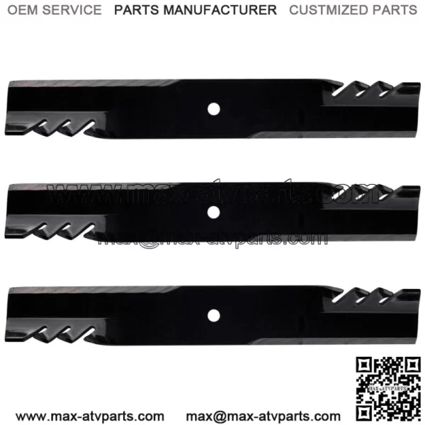 3PK 592-033 G5 Gator Blades for 72" Exmark 103-6399, 103-6404, 116-5171
