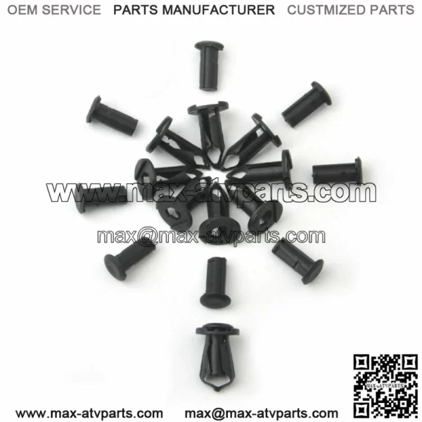100x 8mm Fender Clips Body Rivets Push Pin for ATV HONDA TRX300EX 450R Rancher (For More than one vehicle) - Image 4