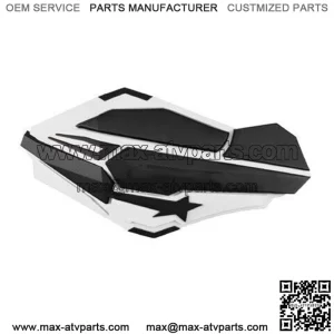 Handguards, White/black 34408