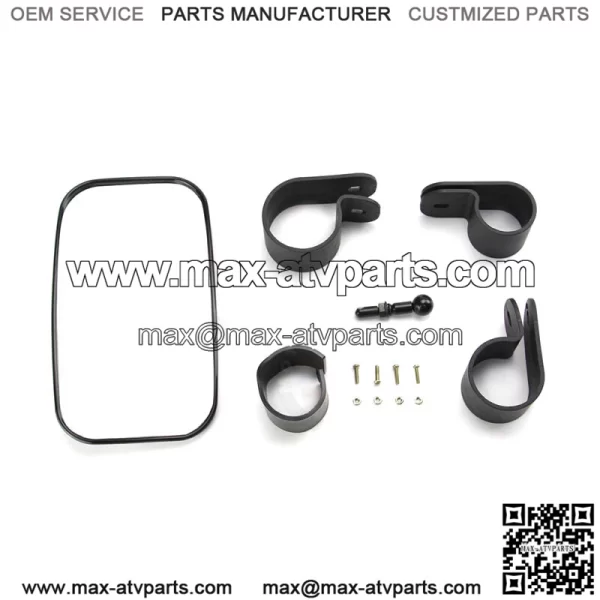 UTV Rear Side View Mirror 1.5" 1.75" 2" Clamp For Polaris YAMAHA HONDA Can-Am (For More than one vehicle) - Image 2