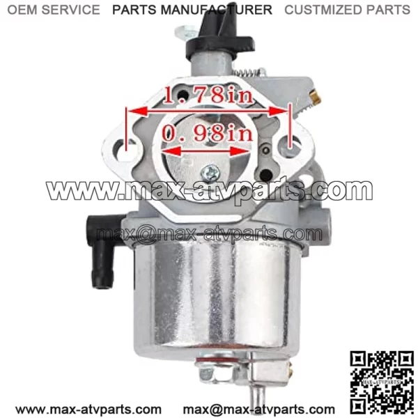 15003-2647 Carburetor for Kawasaki FE290D, FE290R, HF100A with Club Car Insulator Gasket - Image 3