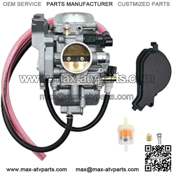 Eiger 400 Carburetor For Suzuki LT-F400 2x4 4x4 2002-2007 Replaces # 13200-38F22 13200-38F2V With Throttle Cable - Image 2