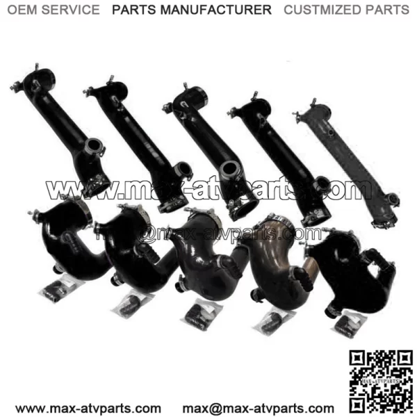 Polaris RZR XP Turbo & S Silicone Charge Tube Kit 2016 - 2024 WITH BOV - Image 4
