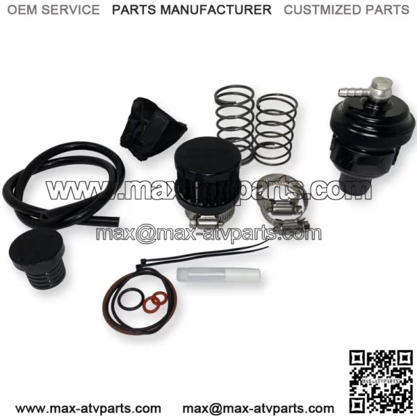 Polaris RZR XP Turbo & S Silicone Charge Tube Kit 2016 - 2024 WITH BOV - Image 5