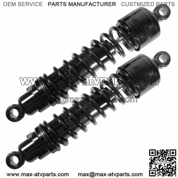 11.5" Black Progressive 412 Shocks Set Pair 2006-2017 Harley Touring Heavy Duty (For: Harley-Davidson)