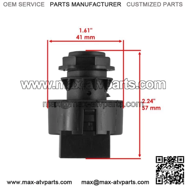 4 Position Ignition Switch w/ Key for Polaris RZR XP 4 1000 Turbo S 2017-2022 (For: Polaris) - Image 2