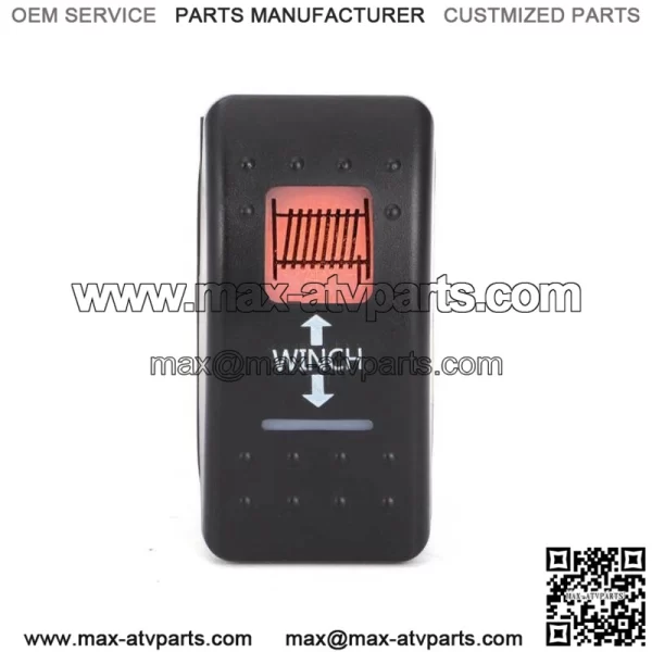 WINCH ROCKER SWITCH Amber Backlight For CAN-AM Commander Maverick X3 Defender - Image 2